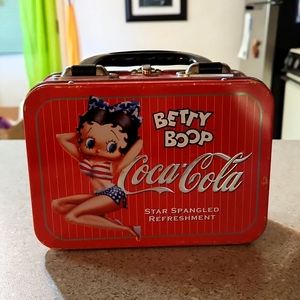Betty Boop Coca Cola Tin Lunchbox